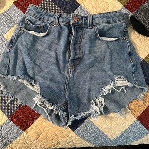 Jean High-wasted Shorts
